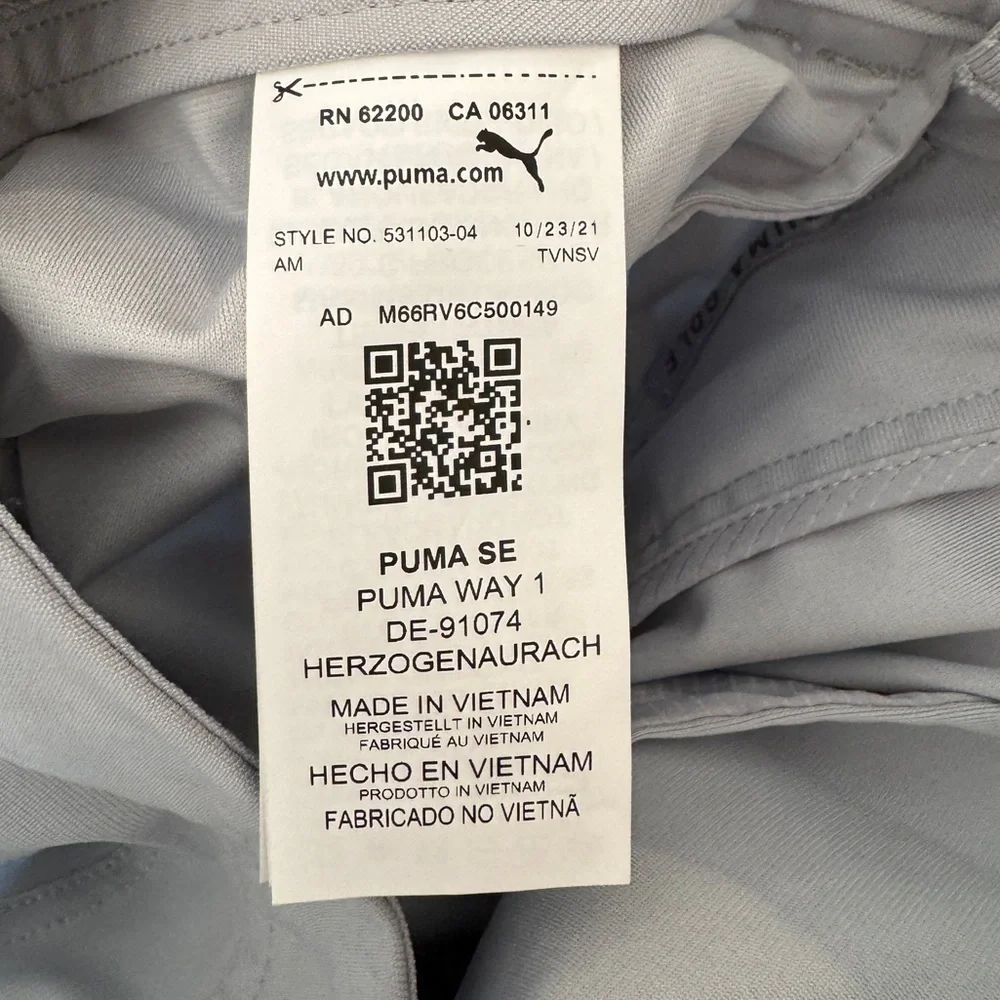 Puma 101 Fit All Day Performance Pants Size 28x32 NWT